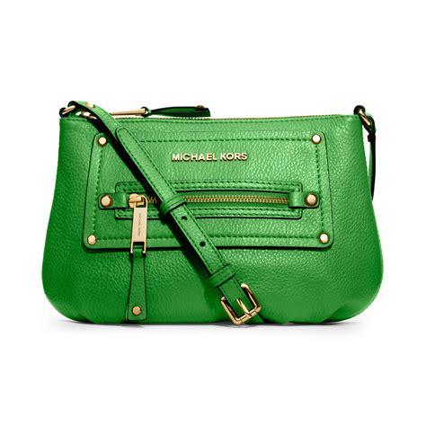 green michael kors crossbody